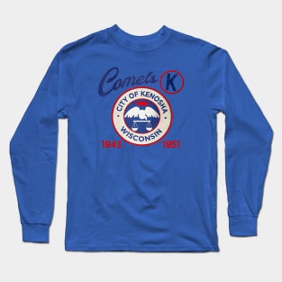 Kenosha Comets • AAGPBL Patch • Kenosha, Wisconsin Long Sleeve T-Shirt